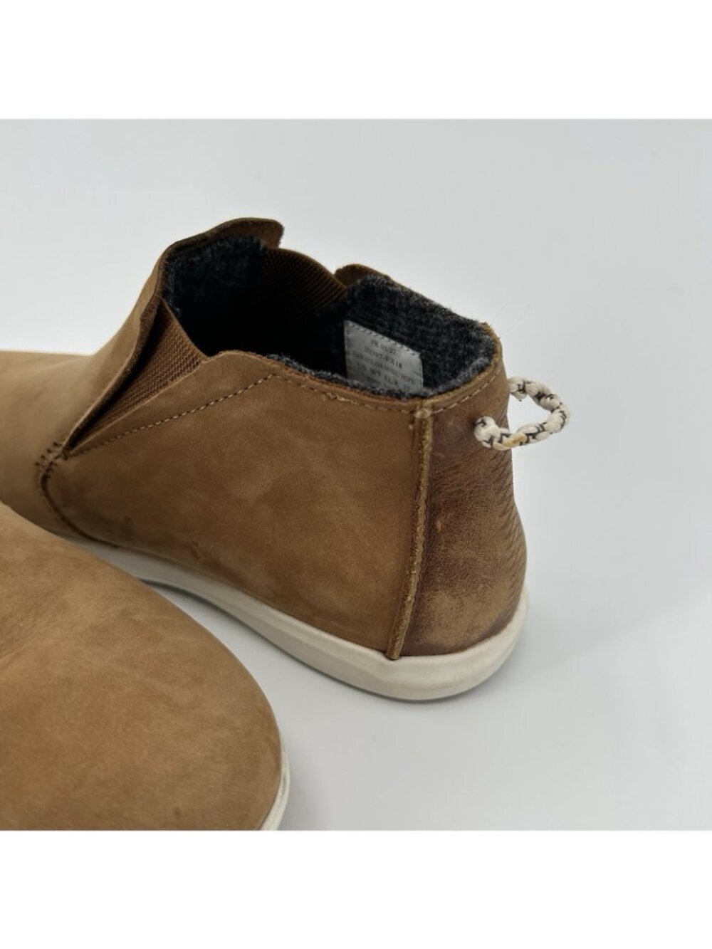 OluKai Hawai'iloa Manu Hope Slip On Boots Waterproof Leather Brown Women Size 7 - Picture 13 of 13